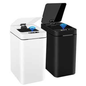 Sensor Mülleimer 12L 2er Set - Hygienischer, geruchsdichter Abfalleimer für Küche, Bad & Büro | Modernes Design