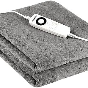 Steinborg Elektrische Heizdecke 150x80 cm mit Timer & Abschaltautomatik – Ideal für gemütliche Abende